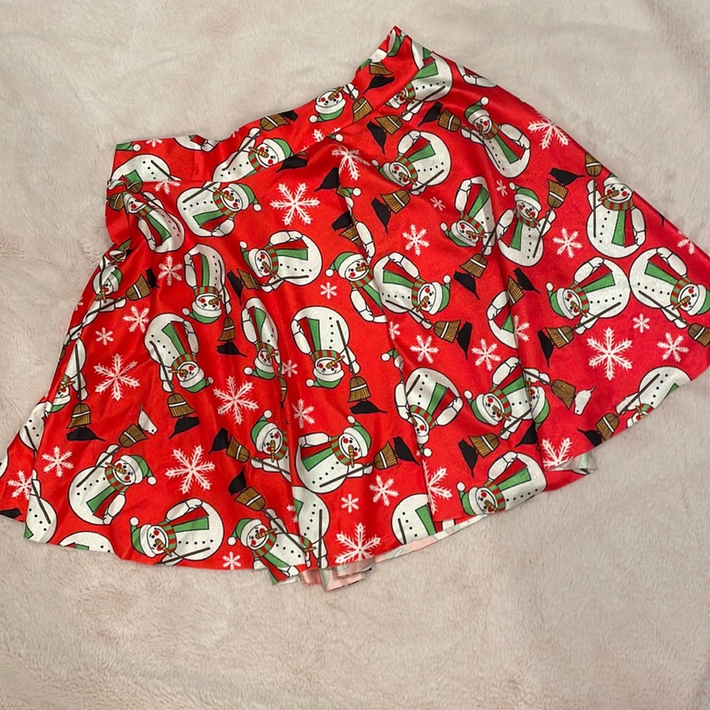 Christmas skirt EUC